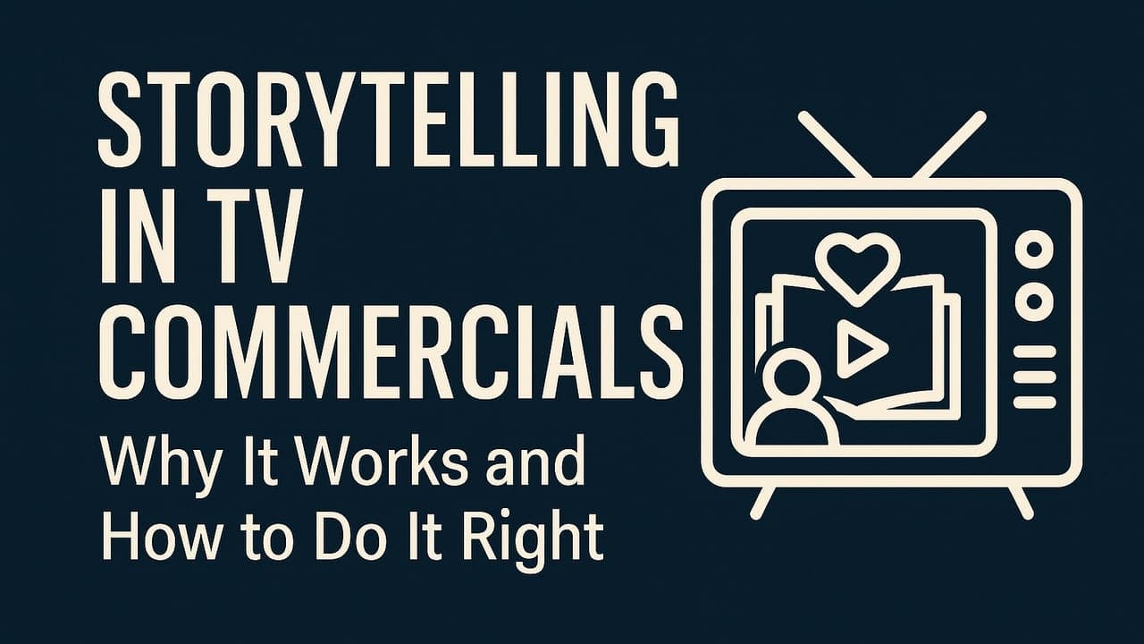Why Storytelling Matters in TV Commercials article image for video marketing, brand storytelling, and campaign strategy.