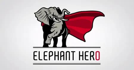 Elephant Hero | Animated Logo animation or motion graphics frame showing designed visual storytelling and production polish.