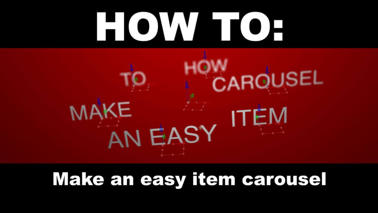 After Effects Tutorial - How to Make an Easy Item Carousel preview.