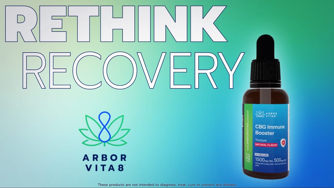 Arbor Vita8 | Full Spectrum CBG Immune Booster Tincture preview.