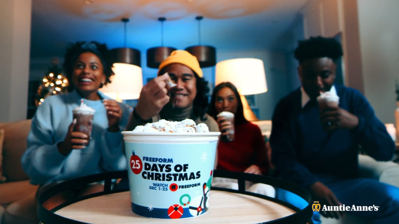Auntie Anne’s & Freeform | 25 Days of Pretzels preview.