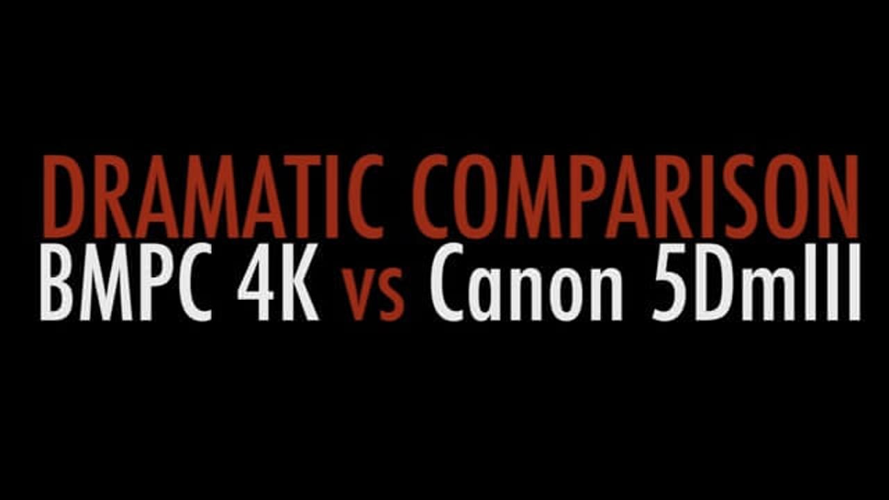 DRAMATIC COMPARISON - BMPC 4K vs CANON 5D Mark III article image showing ECG Productions crew, cameras, or on-set production work.