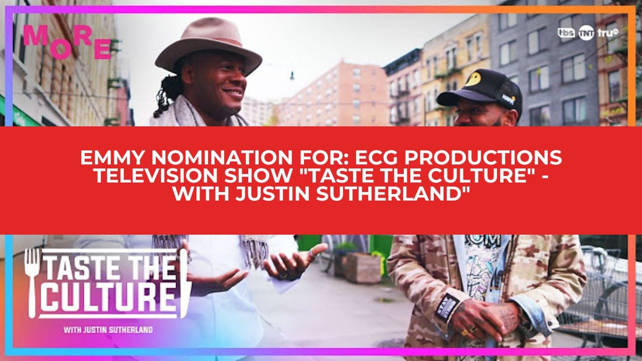 ECG Productions Emmy Nomination: Taste the Culture, Best Host - Daytime Emmys 2023 article image for video production planning, budgets, and business decisions.