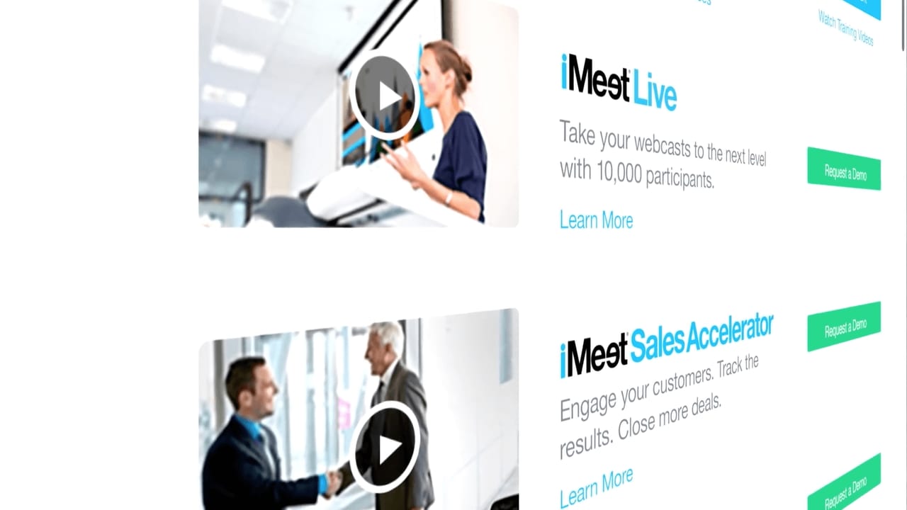 iMeet | Collaboration Solutions Video training video frame showing workforce, safety, compliance, or instructional content.