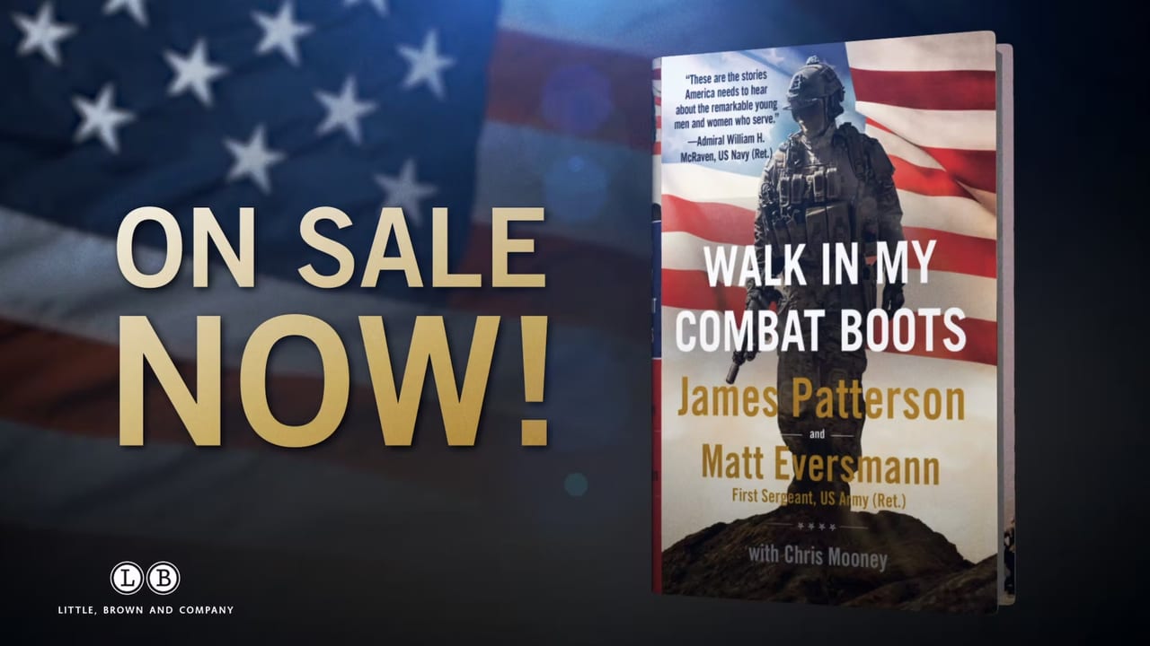 James Patterson | Walk In My Combat Boots - 0:30 Book Promo article image from ECG Productions.