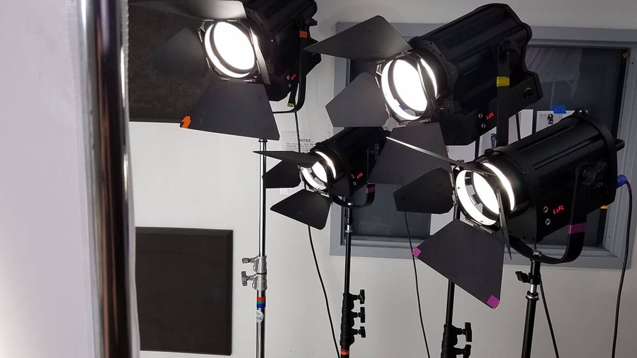 Lighting with Lightstar HMIs article image showing ECG Productions crew, cameras, or on-set production work.