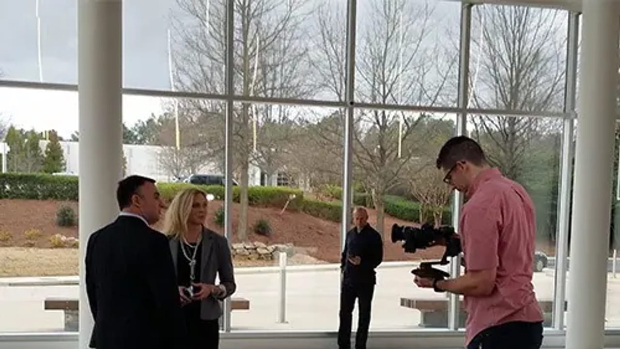 On Set with ECG Productions: Fiserv App Demo Shoot article visual.