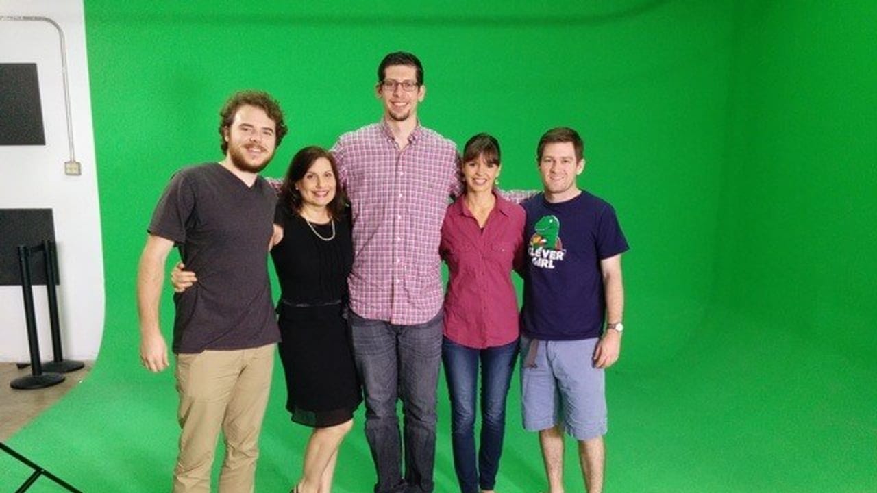 Victoria Stilwell Visits ECG article image showing ECG Productions crew, cameras, or on-set production work.