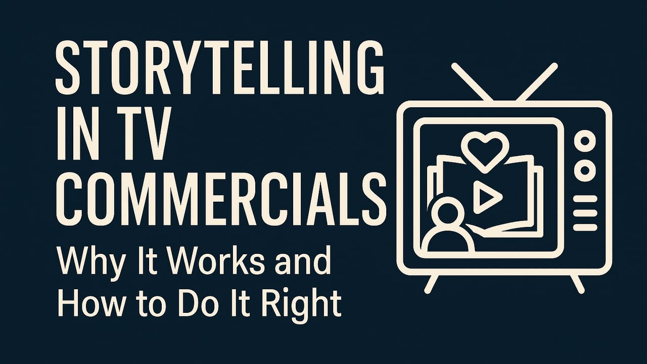 Why Storytelling Matters in TV Commercials article image for video marketing, brand storytelling, and campaign strategy.