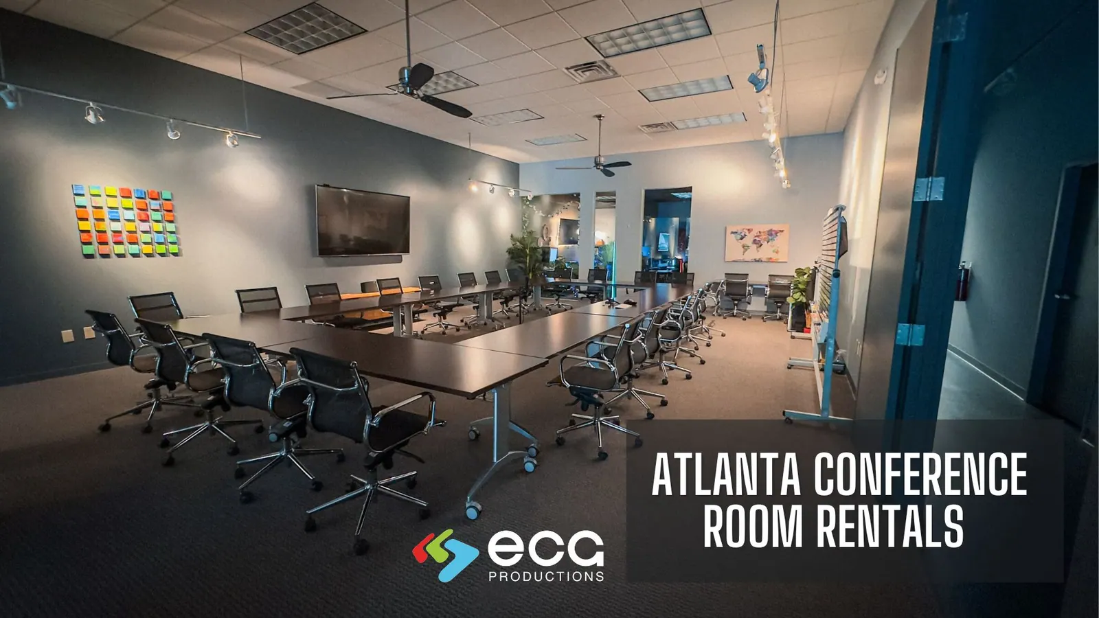 Conference Room Rentals visual from ECG Productions.
