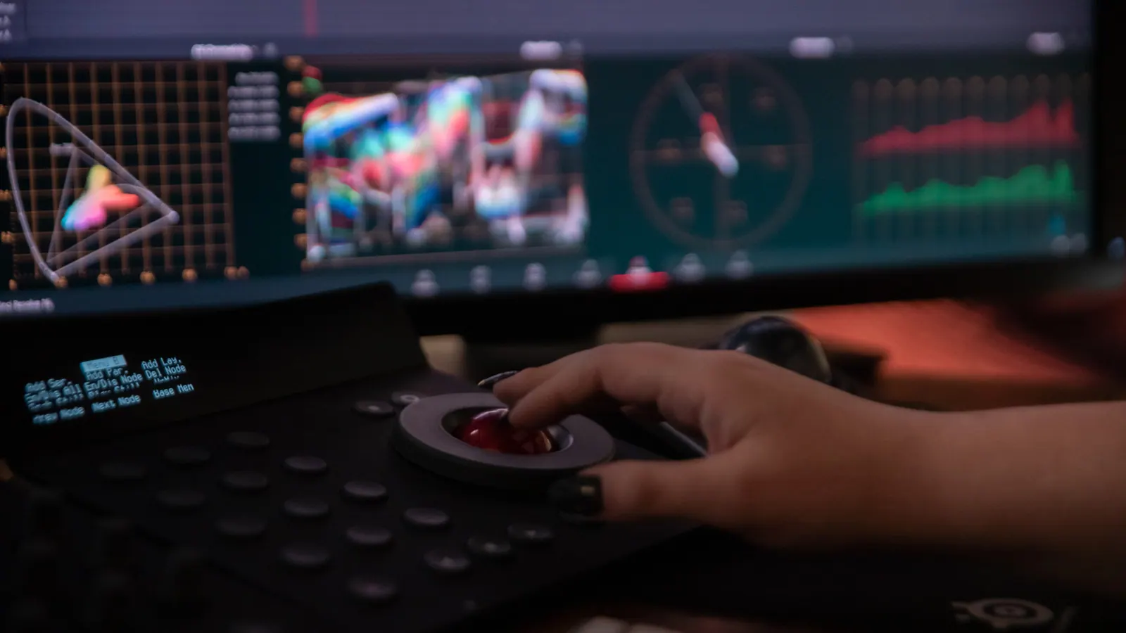 Video Post-Production visual from ECG Productions.