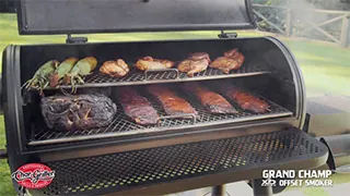 Char-Griller | 2021 Product Video Series documentary or television frame showing finished ECG production work.