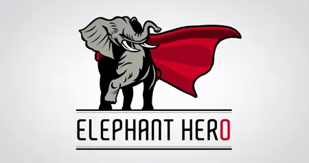 Elephant Hero | Animated Logo animation or motion graphics frame showing designed visual storytelling and production polish.