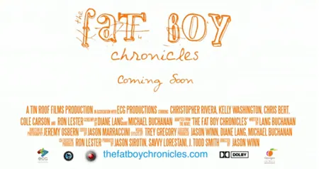 The Fat Boy Chronicles trailer frame for an ECG-associated feature film adaptation.