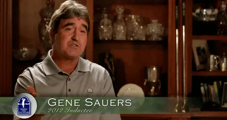 GEORGIA STATE GOLD ASSOCIATION | GENE SAUERS DOC documentary or television frame showing finished ECG production work.