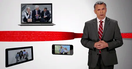 SECUDE | DATA SECURITY corporate video frame showing ECG production work, visual tone, and project context.