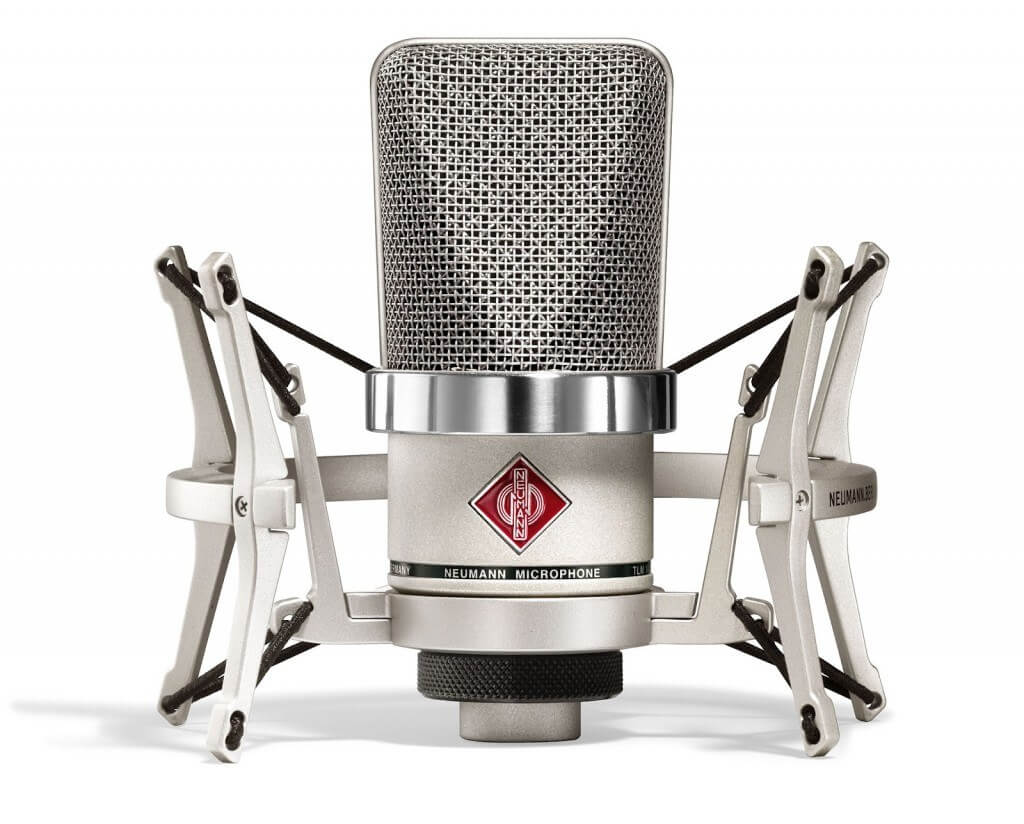 Neumann TLM102 cardioid condenser microphone nickel finish