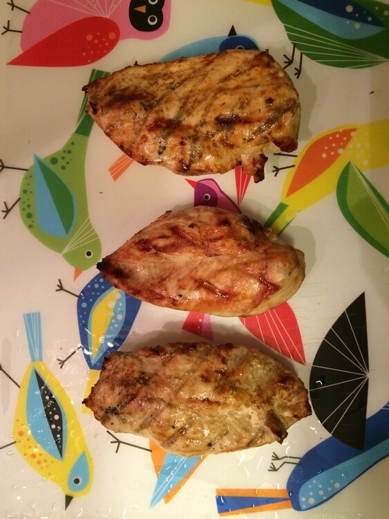 Paleo grilled chicken dishes supply great energy for reality show shoots