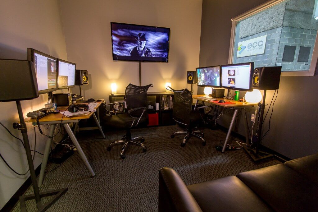 Collin Ingram's video production suite