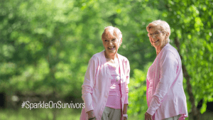 sisters smiling american breast care