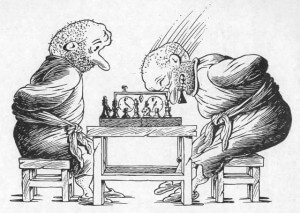 Performing Under Pressure in Chess and Video Production: Cartoon