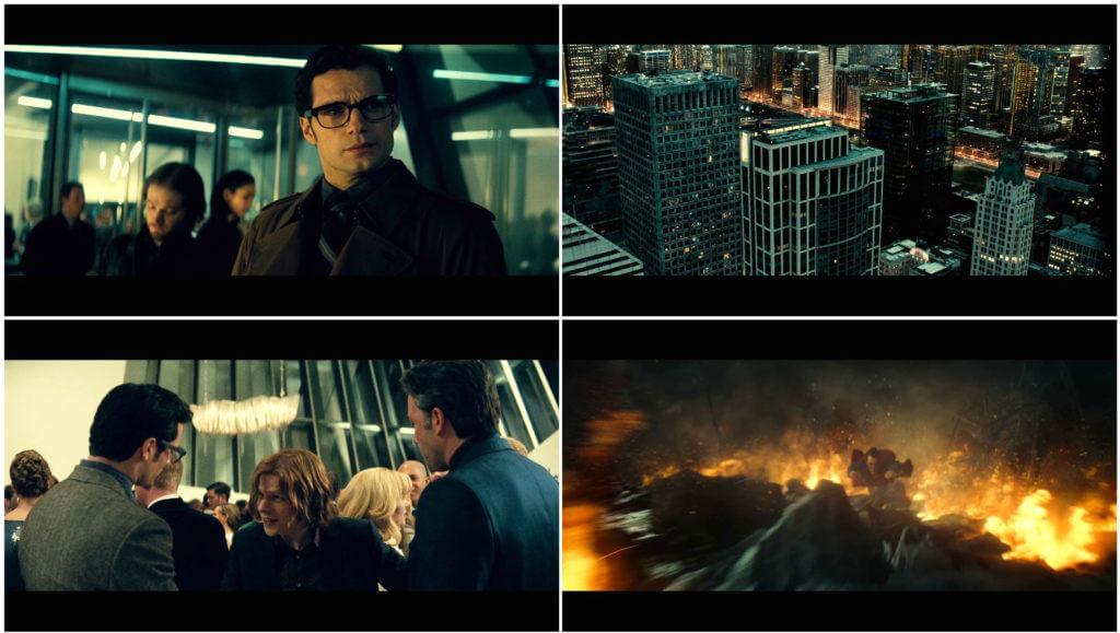 Batman V Superman Movie stills, color grading with orange and teal