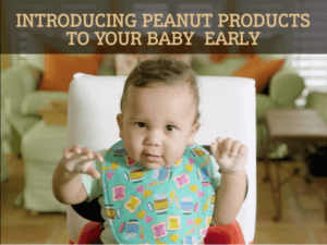 NPB recipe video about early peanut introduction for babies.
