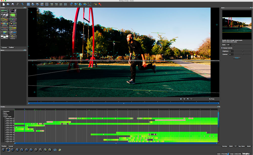 Motion Tracking software example 1