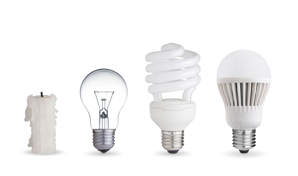 Evolution of the lightbulb