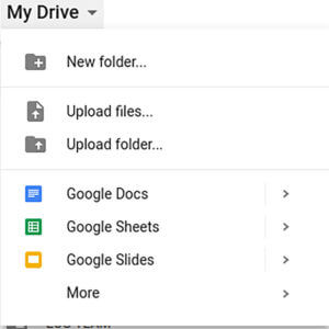Smartphone tools - Google Drive, Docs, Sheets, and Slides