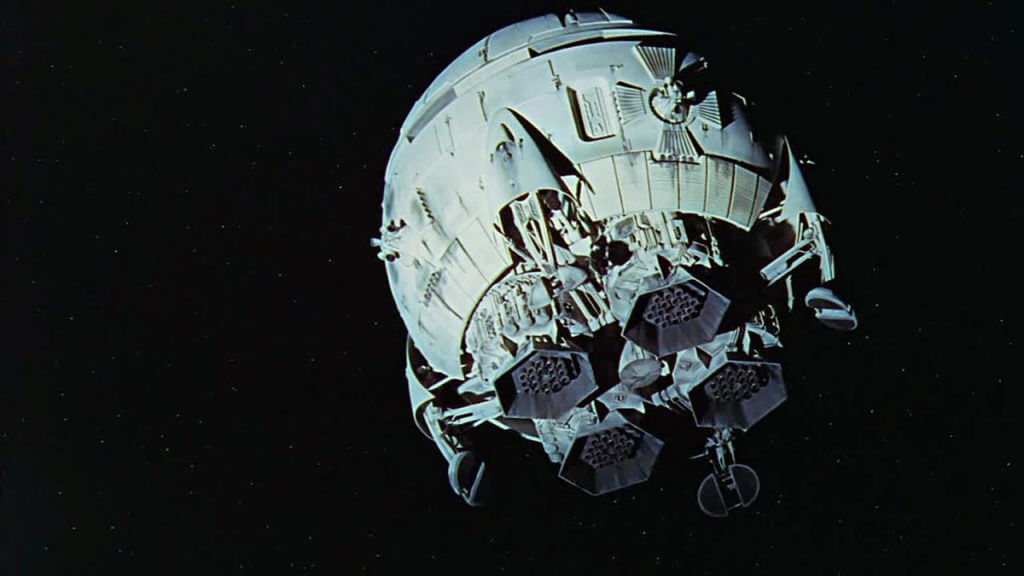 A spacecraft miniature show's 2001's attention to detail and practical science fiction effects.