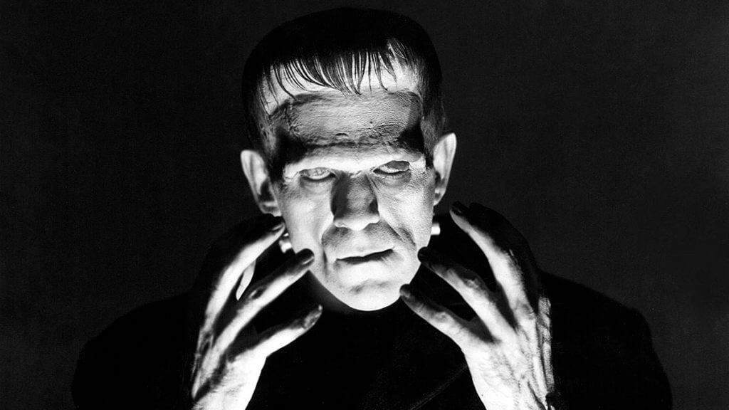 Film Noir - Underlighting used with Frankenstein’s Monster