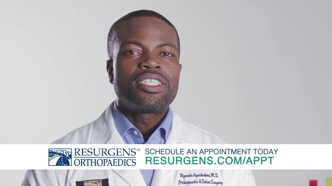 Dr. Uzondu F. Agochukwu, MD, of Resurgens Orthopaedics encourages you to schedule an appointment with an orthopaedic specialist if you have one or more of three signs.