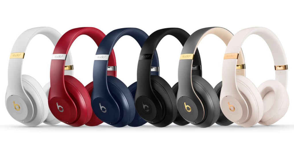 6 Beats headphones in multiple colors from the Studio 3 Beats Wireless headphones collection.