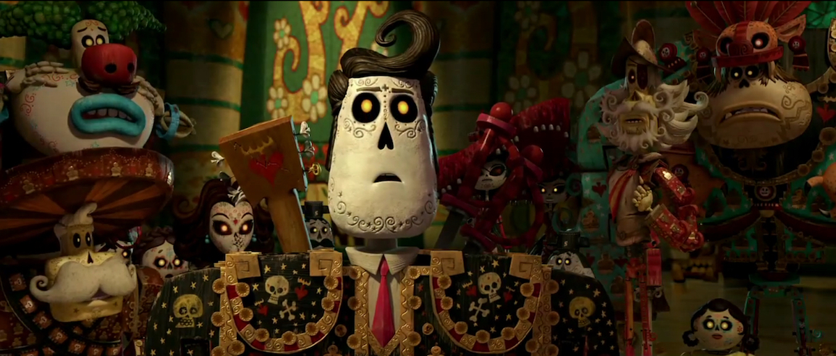 A wooden character from The Book of Life