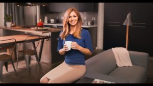 A woman recommends getting your cholesterol checked in a heart health commercial spot for Any Lab Test Now.