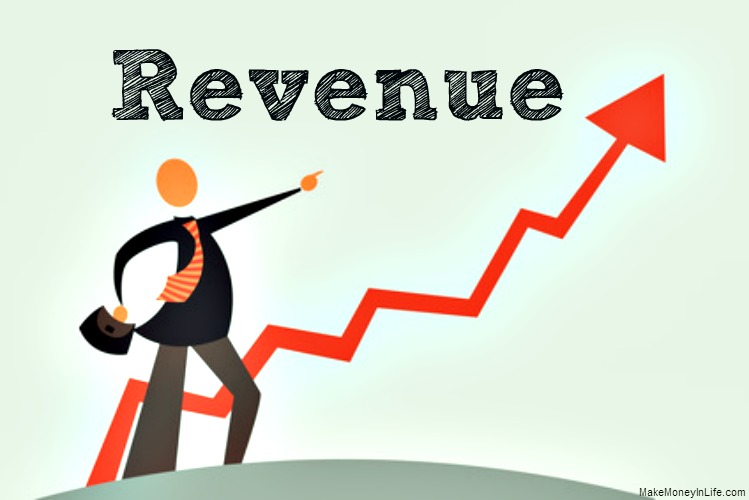 A cartoon business person points up and to the right where an arrow suggests that live streaming creates new revenue streams.