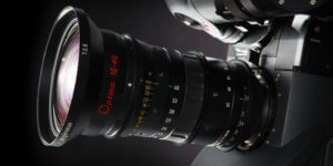 The Angénieux Optimo 15-40mm, a beautiful yet expensive camera lens.