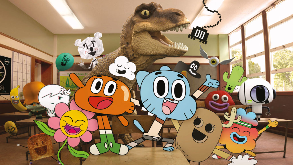 The main characters from The Amazing World of Gumball