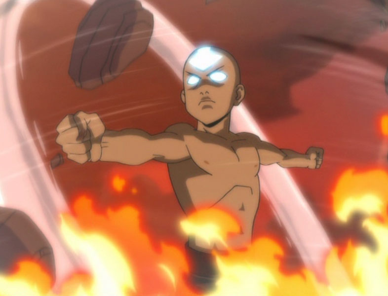 Aang's avatar state in Avatar: The Last Airbender