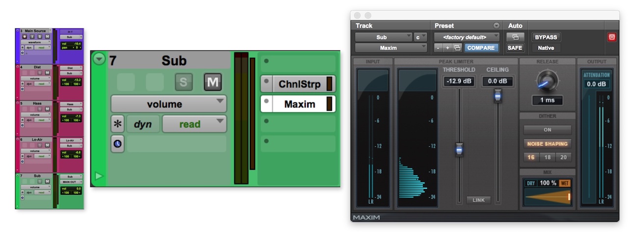 Limiter plugin design