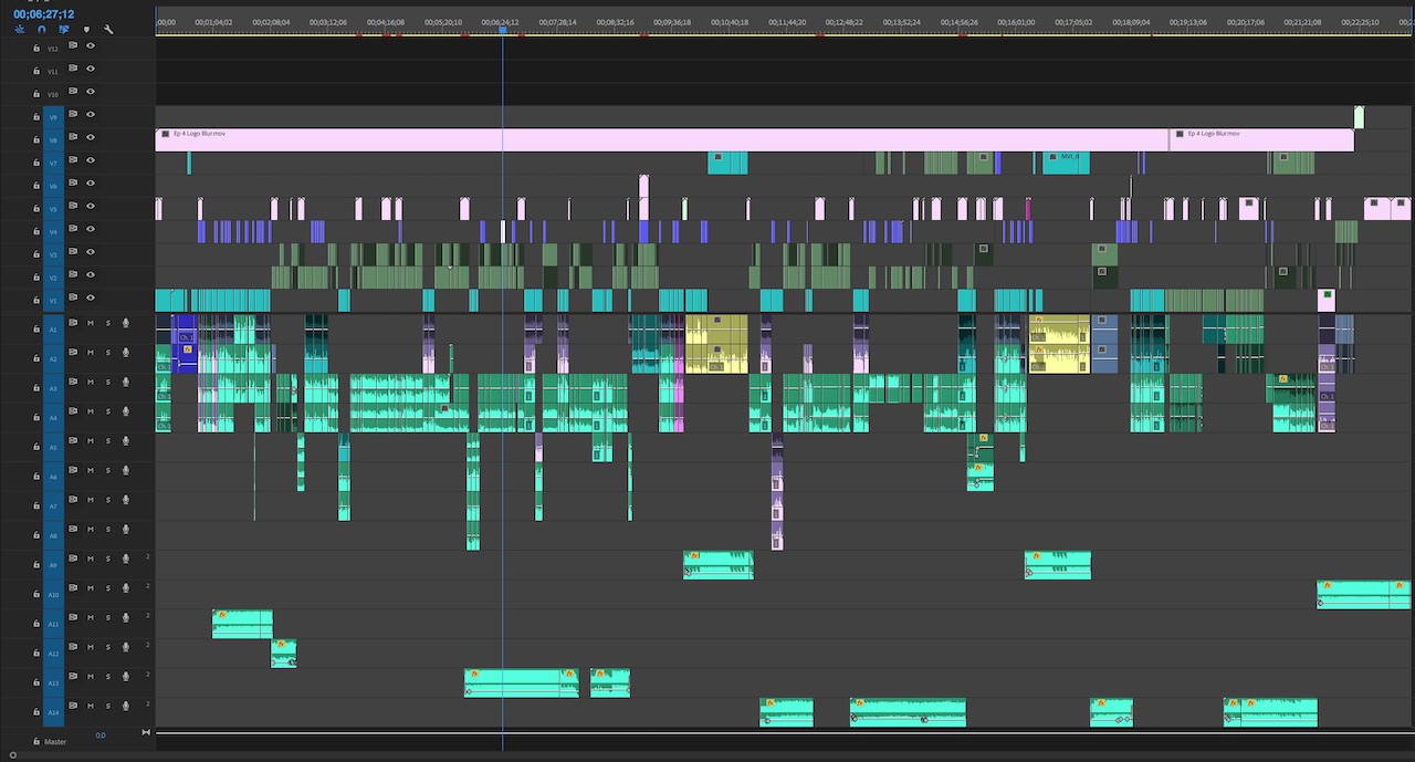 A finished Adobe Premiere Pro project