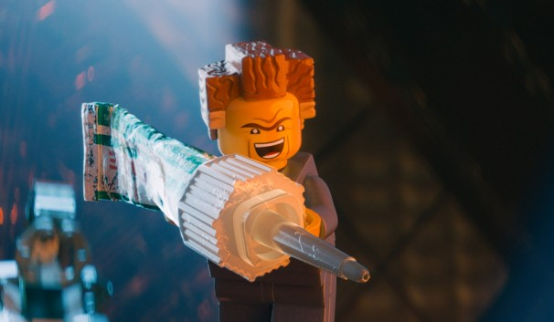 Lego Movie - A lego man with glue seems hell-bent on wreaking havoc.