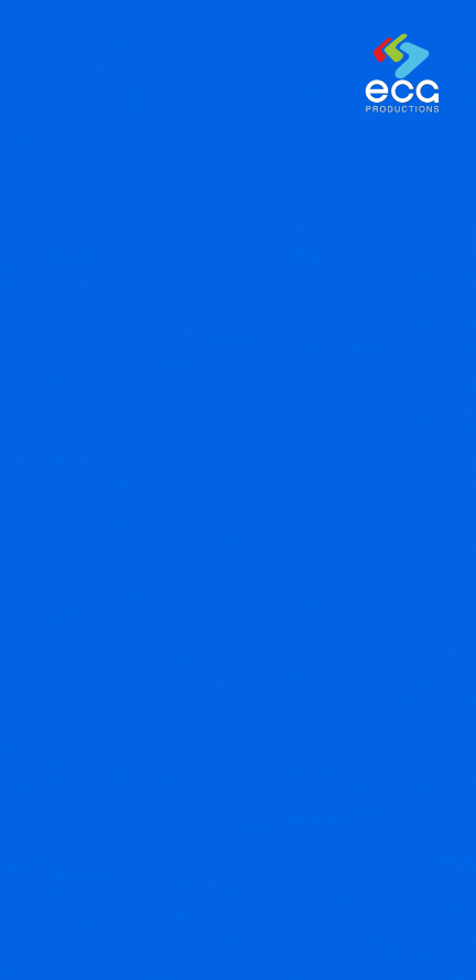 A uniform blue background prepared for clean plate tracking, essential for high-accuracy planar tracking in compositing and visual effects.