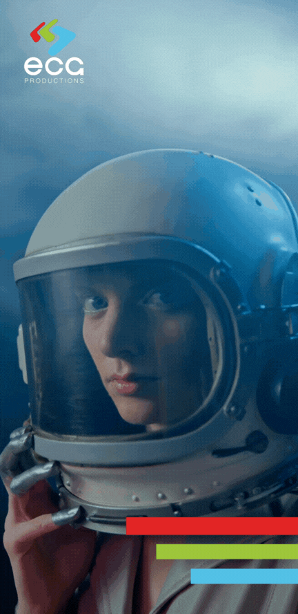 A Space Helmet Prop Makes This Science Fiction Film Set Pop - Shot at ECG Productions, Atlanta, GA