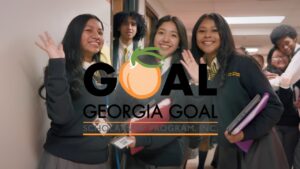 Georgia Goal Scholarship Program Logo and School Girls