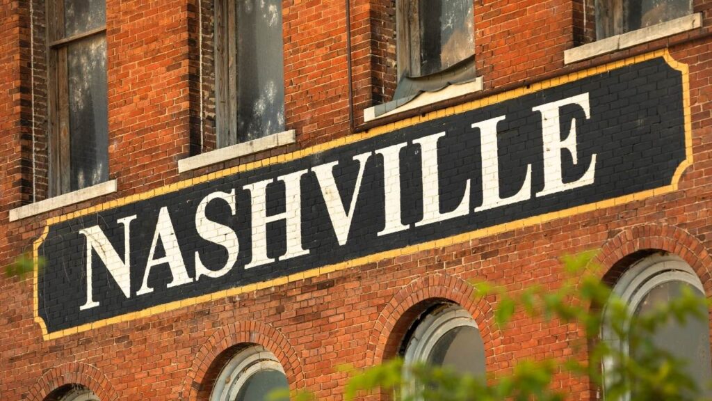 Nashville Written on Building