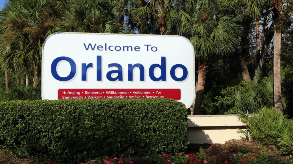 Welcome to Orlando Florida Sign