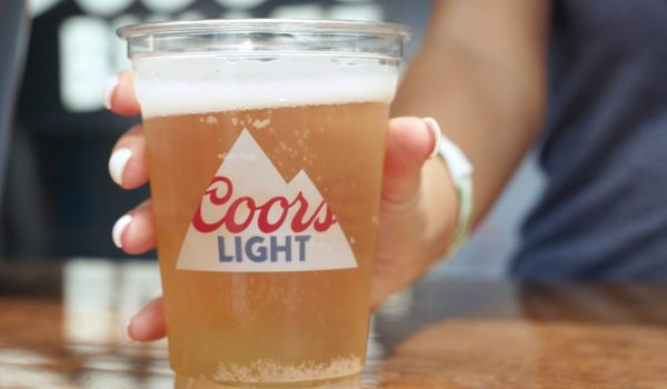 A cold cup of Coors Light for the 2019 college football kickoff