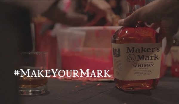 Maker's Mark alongside their "Make Your Mark" hashtag